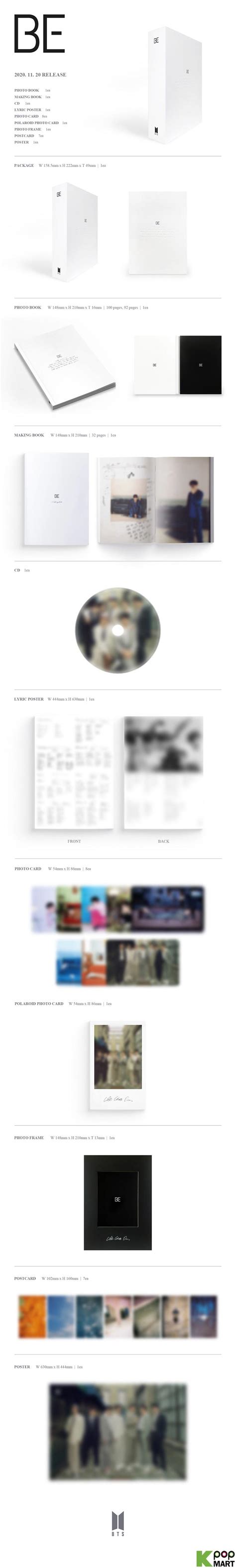 BTS - BE (Deluxe Edition) | KPOPMART.COM