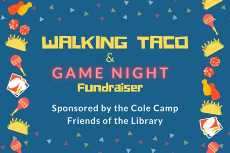 Walking Taco & Game Night Fundraiser – Boonslick Regional Library