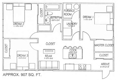 Hillcrest Floor Plan - 2 Bedroom + Den - The Hillcrest Condos