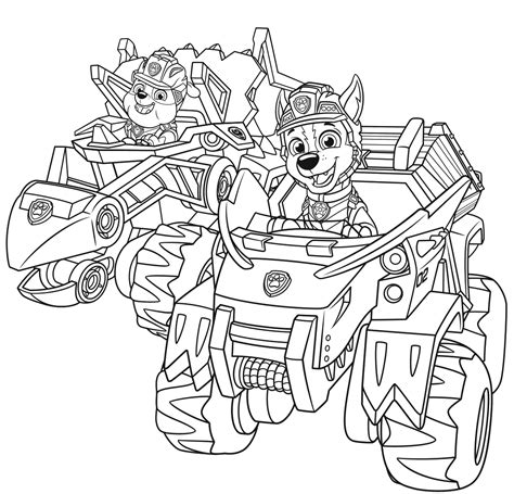 Paw Patrol Dino rescue coloring pages - Coloring pages 🎨