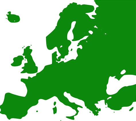 Transparent Map Of Europe Map Image - IMAGESEE