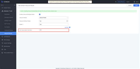 How to setup inbound multiple mode on Grandstream UCM6202 : Go Wireless ...
