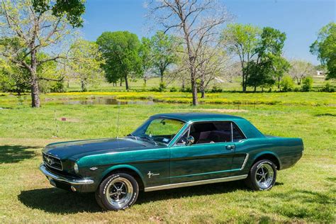 Here's Andy W.'s Dynasty Green 1965 Coupe! | Classic mustang, Ford mustang, Dream cars