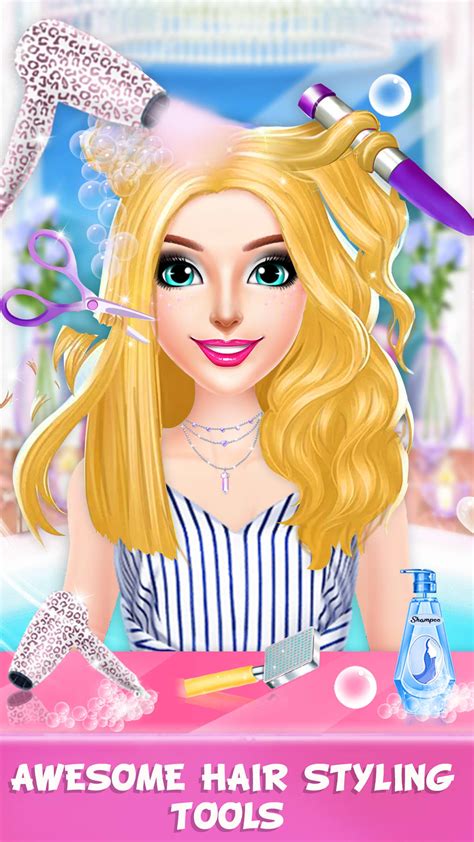 Braided Hair Salon Girls Games для Android — Скачать