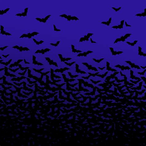 Halloween Black Bats - I Love Halloween