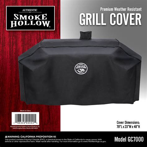 Smoke Hollow GC7000 Grill Cover for SH7000/47180T/47183T/7000CGS/SH5000 ...