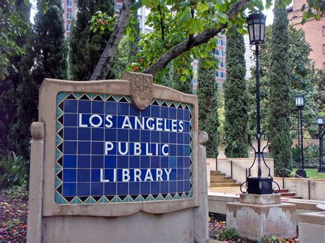 01 Los Angeles Public Library - Sign - Central Library - H… | Flickr