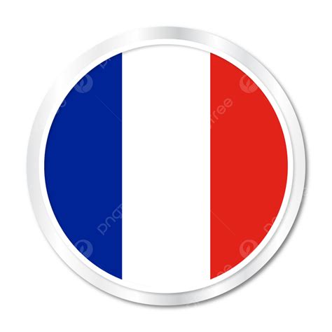 France Flag Circle Transparent Background, France Flag, France, France ...