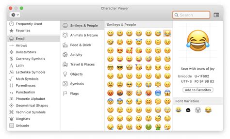 macOS Character Viewer - NSHipster