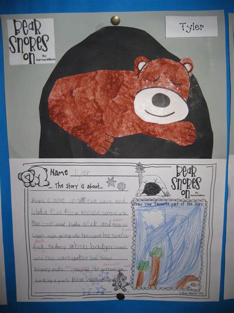 Classroom Fun: Bear Snores On Activities