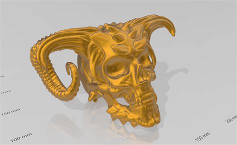 Demon Skull by Peter Farell | Download free STL model | Printables.com