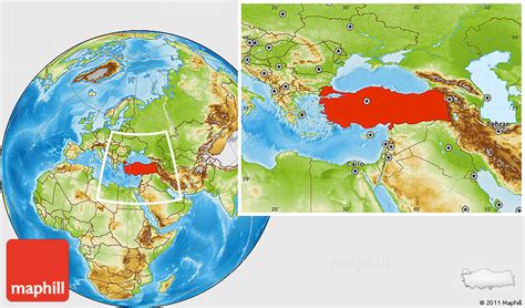 Turkey World Map