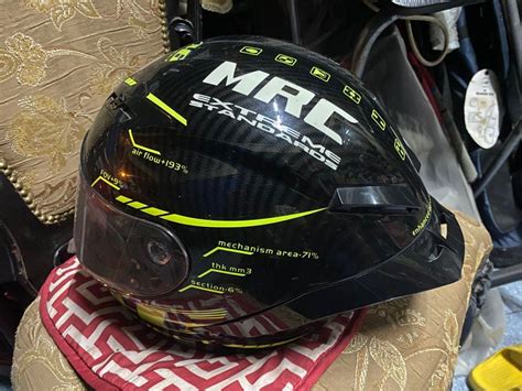 MRC VR 46 CARBON HELMET, Auto Accessories on Carousell