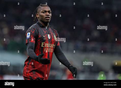 Rafael Leao of AC Milan looks on during Serie A 2022/23 football match ...