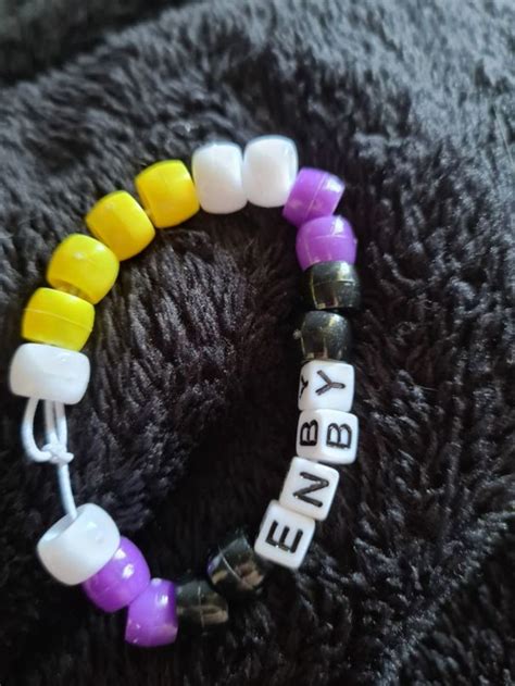 enby flag single!!!!!! by cuttlefishCuddler - Kandi Photos on Kandi Patterns