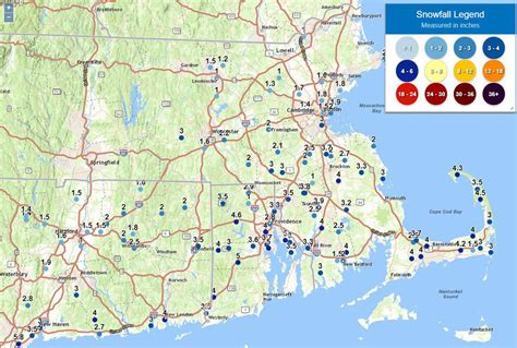 How much snow did we get? Snowfall totals for Saturday, March 2 in Massachusetts - masslive.com