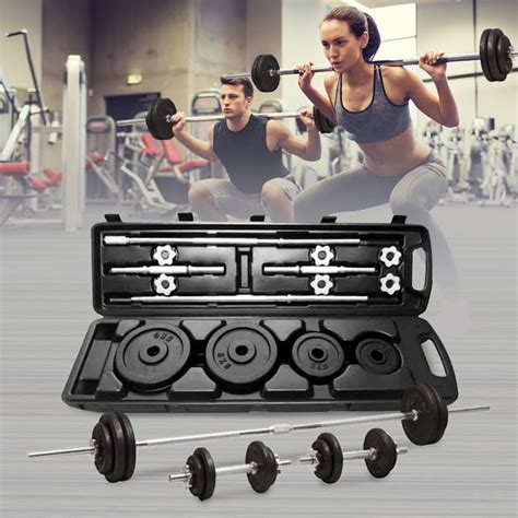 23% off on 50kg Adjustable Home Barbell Set