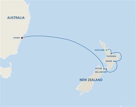 Cruises from New Zealand to Australia - 2024-2027 Seasons