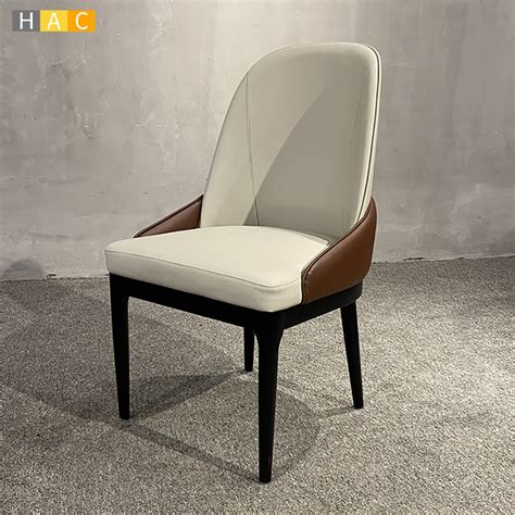 Modern White Leather Dining Chair – Hac Home