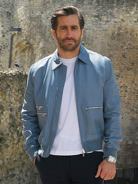 Jake Gyllenhaal Spiderman Far From Home Blue Leather Jacket - Just American Jackets