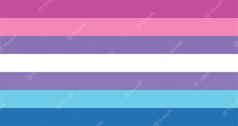 Premium Vector | Bigender lgbt pride flag vector image