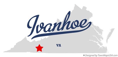 Map of Ivanhoe, VA, Virginia