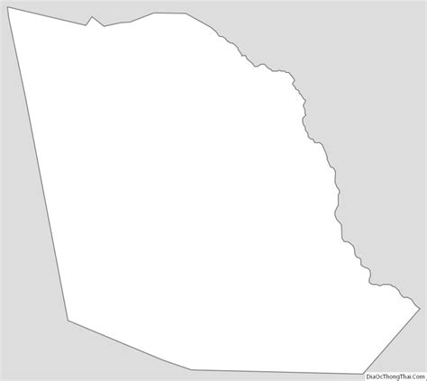 Map of Evans County, Georgia - Thong Thai Real