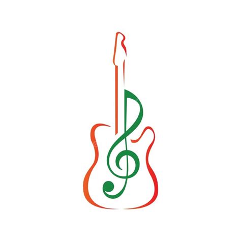 Modern Guitar Music Logo Template Download on Pngtree