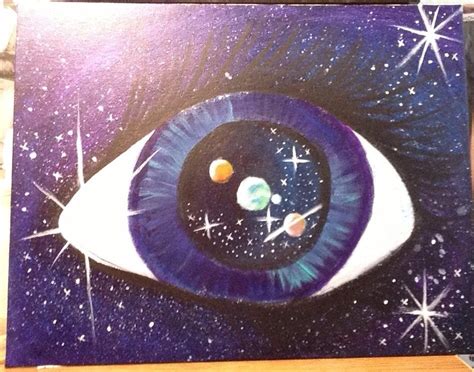 universe through the eyes Universe, Paintings, Eyes, Paint, Painting Art, Cosmos, Painting ...