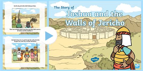 Joshua and Walls of Jericho Bible Story for Kids PowerPoint