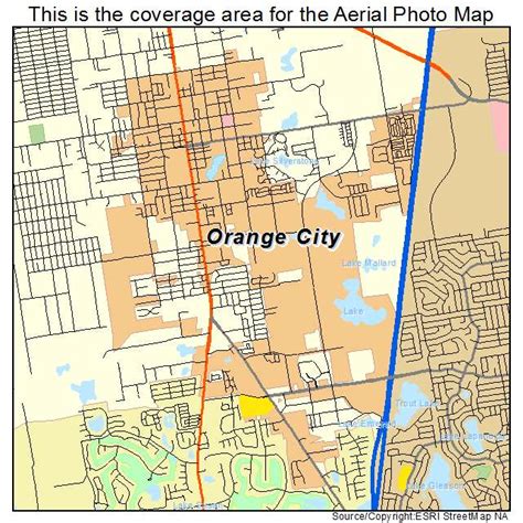 Aerial Photography Map of Orange City, FL Florida