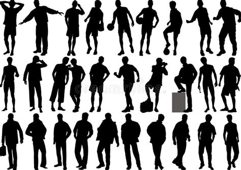 Human Figures - High Quality Stock Vector - Illustration of dance, exercise: 10386761