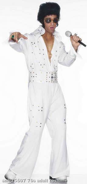 Elvis Presley Las Vegas Costume Bring back the classic days of rock 'n roll in this Elvis ...