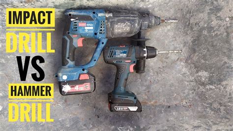 IMPACT DRILL VS HAMMER DRILL (CORDLESS TYPE) - YouTube