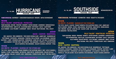 Toughmagazine | Hurricane & Southside Festival 2023