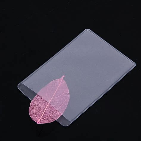 10Pcs Soft Clear Plastic Card Sleeves Protectors, for ID Cards TS ...