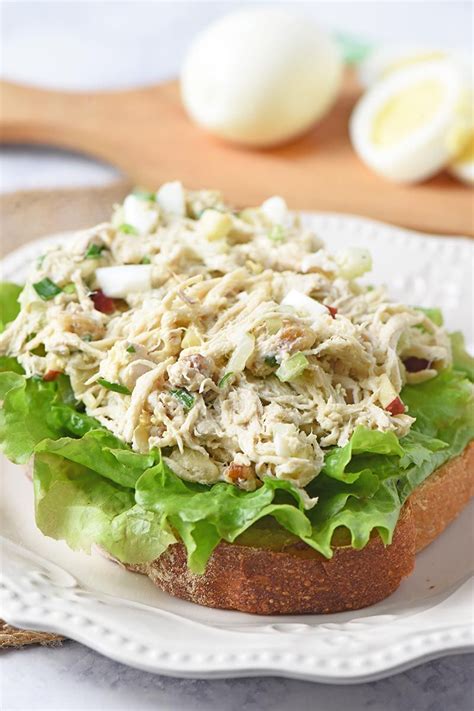 How to make the best chicken salad sandwich ever. Easy, healthy ...