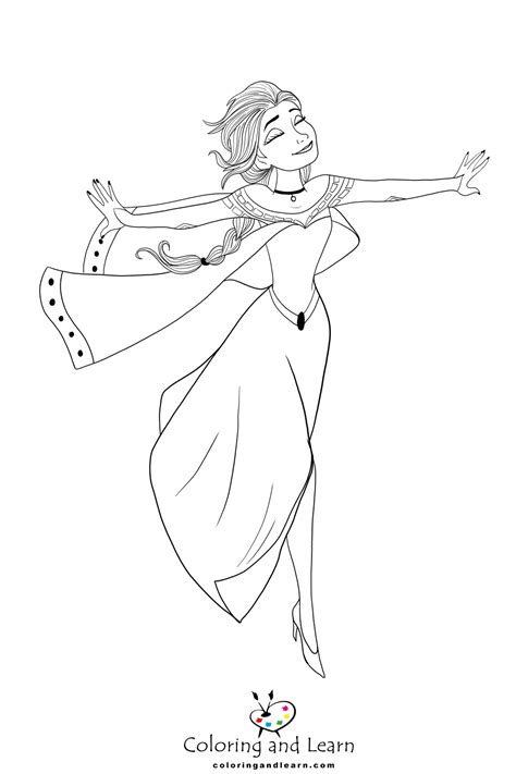 Elsa Coloring Pages (2023) - Coloring and Learn