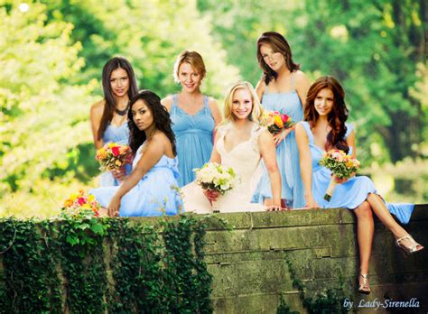 Wedding day of Caroline Forbes - Bonnie.Elena.Caroline Fan Art (24560330) - Fanpop