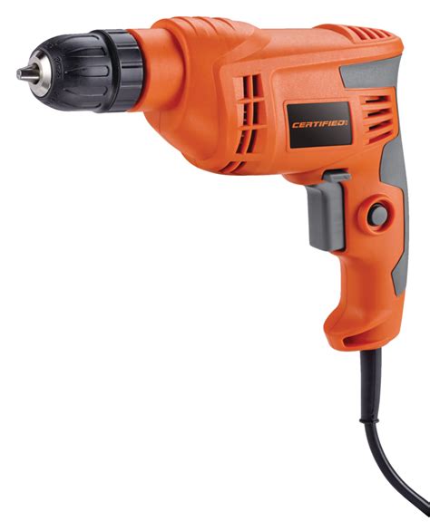 Certified KK82-10D 4A Corded Drill/Driver with Keyless Chuck & Non-Slip Grip, 3/8-in | Canadian Tire