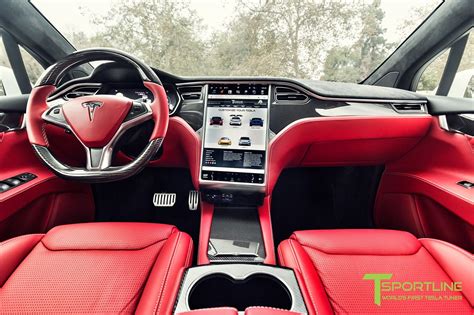 Pearl White Tesla Model X - Bentley Red Interior | Tesla model x, Tesla ...