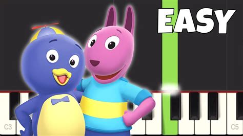 The Backyardigans - EASY Piano Tutorial - YouTube