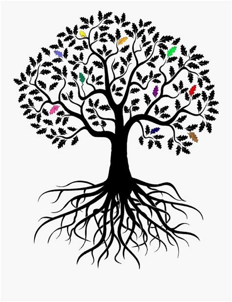 Clip Art Vector Graphics Stock Illustration Openclipart - Family Tree With Roots , Free ...