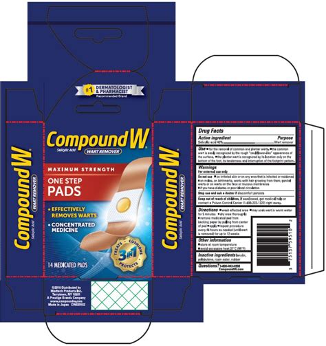 NDC 63029-594 Compound W One Step Pads Plaster Topical