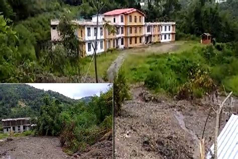 Massive landslides hit Nagaland University's Kohima campus | Northeast Live