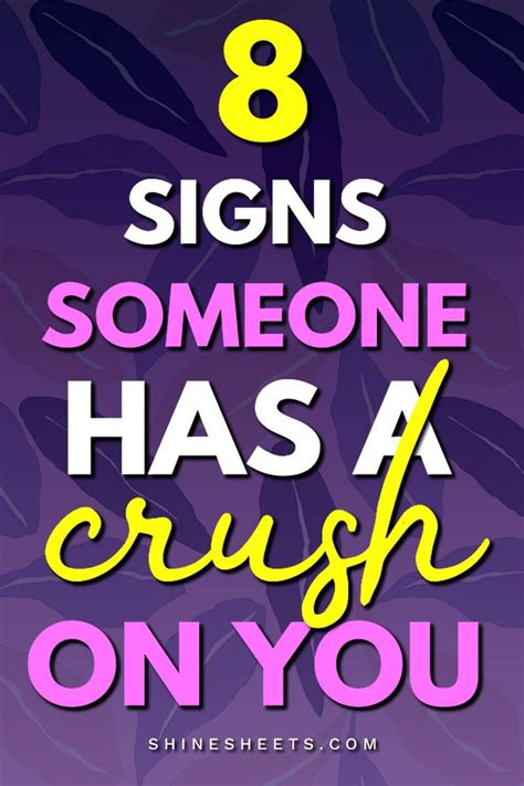 8 Crystal Clear Signs Someone Has a Crush On You | Signs he loves you, Your crush, A guy like you