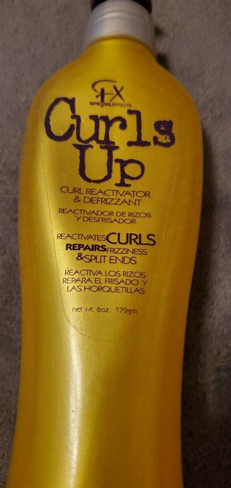 FX SPECIAL EFFECTS CURLS UP CURL REACTIVATOR & DEFRIZZANT HAIR PRODUCT - 6OZ. - Gel, Mousse & Spray