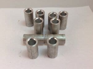 20 Aluminum Bolt Spacers - 3/4" OD X 1/2" ID X 1-1/2" long USA made J1-2 | eBay