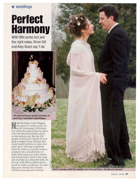 Perfect Harmony | Harmony wedding, Amy grant, Celebrity weddings