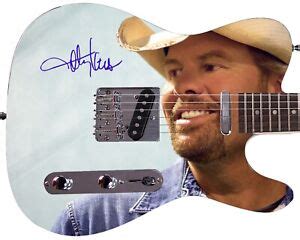 Toby Keith Autographed Photo Guitar | eBay